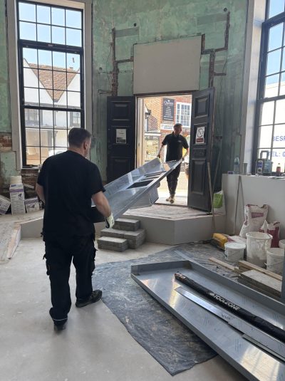 moving supplies into ellonies