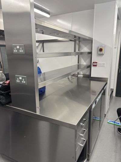 stainless steel shelving