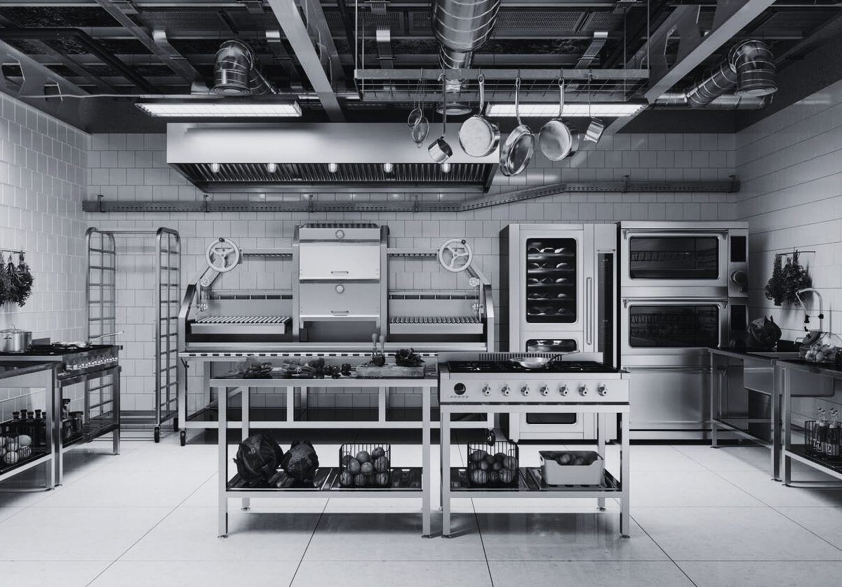 at home commercial kitchen