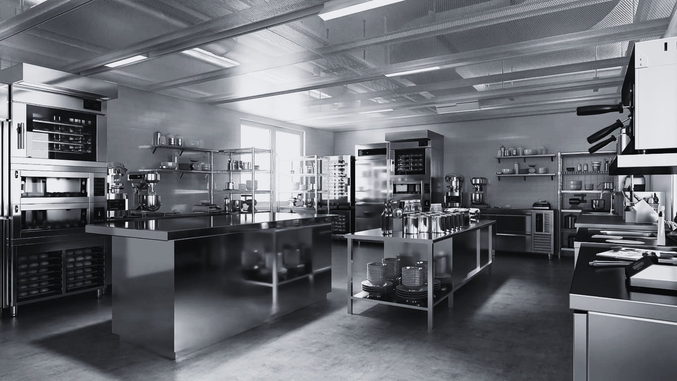 commercial kitchen space