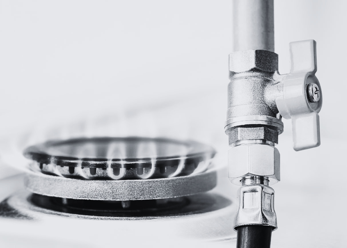 gas pipe and appliance